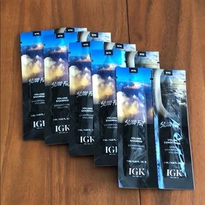 IGK 30,000 feet Shampoo Conditioner travel samples